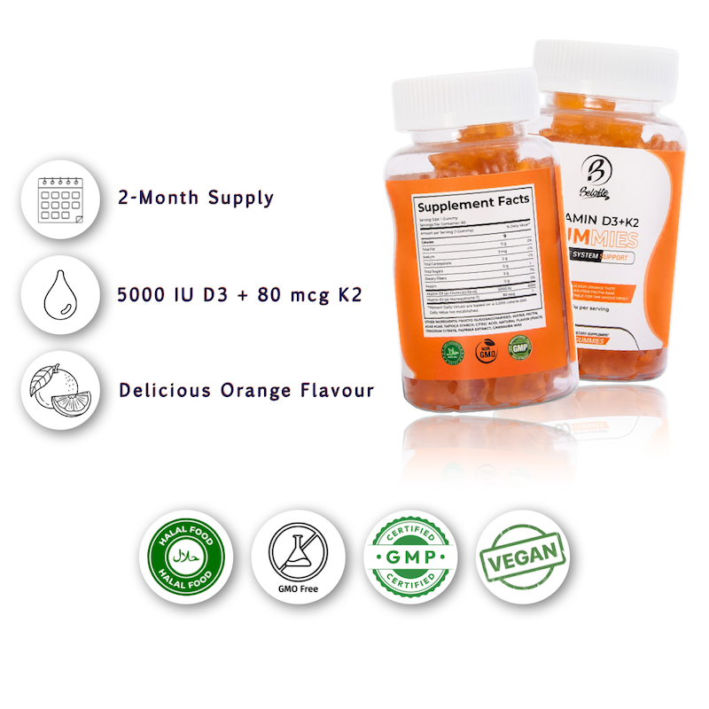 Vitamin D3 + K2 Gummies