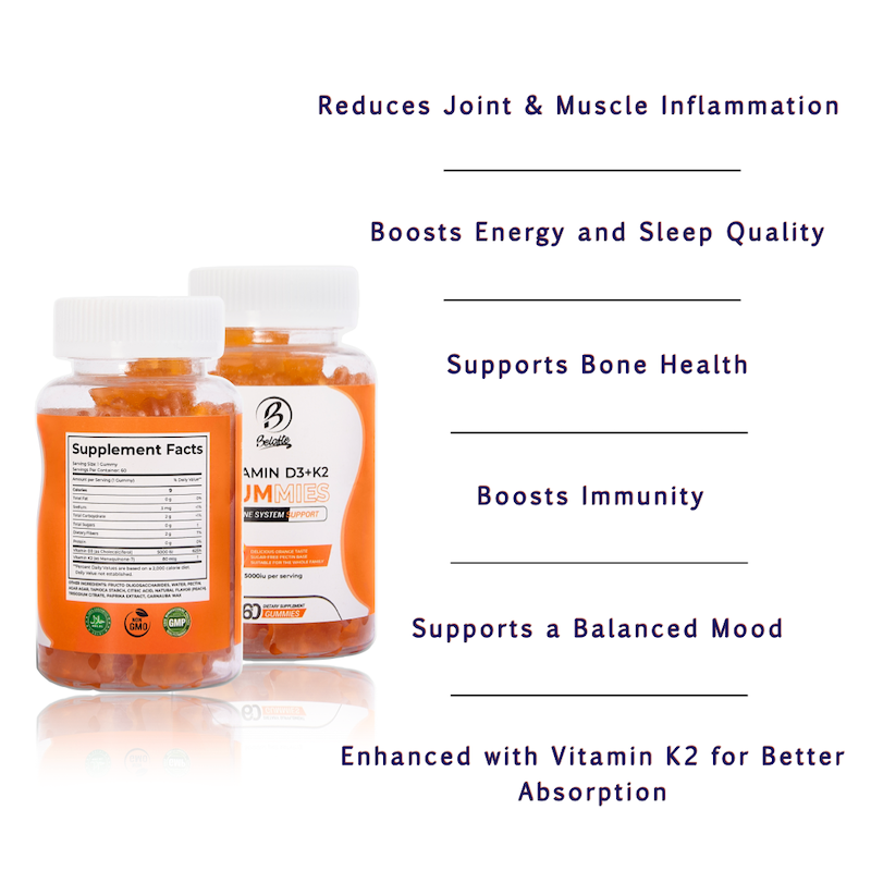 Vitamin D3 + K2 Gummies